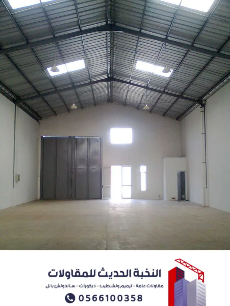 إنشاء وتركيب هناجر ساندوتش بانل في جدة –***